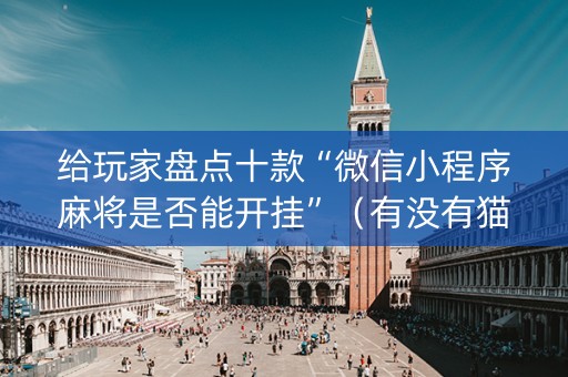 给玩家盘点十款“微信小程序麻将是否能开挂”（有没有猫腻)
