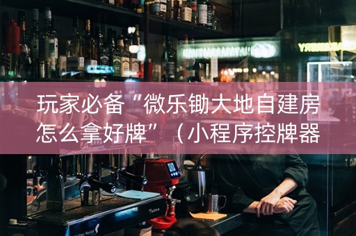 玩家必备“微乐锄大地自建房怎么拿好牌”（小程序控牌器)