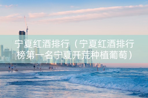 宁夏红酒排行（宁夏红酒排行榜第一名宁夏开荒种植葡萄）