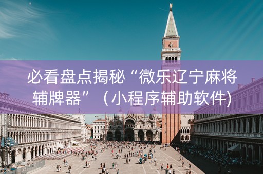 必看盘点揭秘“微乐辽宁麻将辅牌器”（小程序辅助软件)