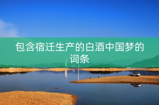 包含宿迁生产的白酒中国梦的词条