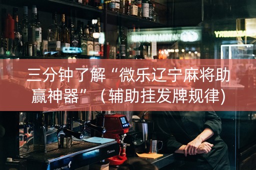 三分钟了解“微乐辽宁麻将助赢神器”（辅助挂发牌规律)