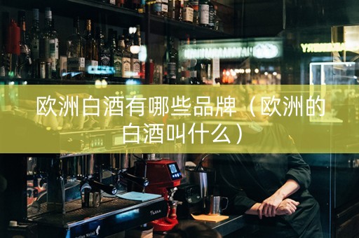 欧洲白酒有哪些品牌（欧洲的白酒叫什么）