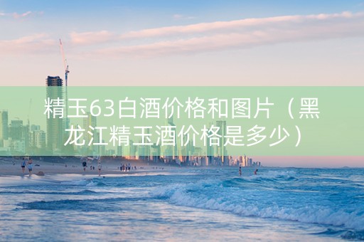 精玉63白酒价格和图片（黑龙江精玉酒价格是多少）