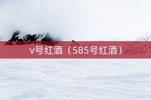 v号红酒（585号红酒）