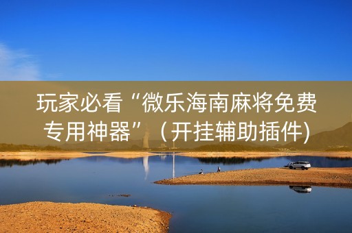 玩家必看“微乐海南麻将免费专用神器”（开挂辅助插件)