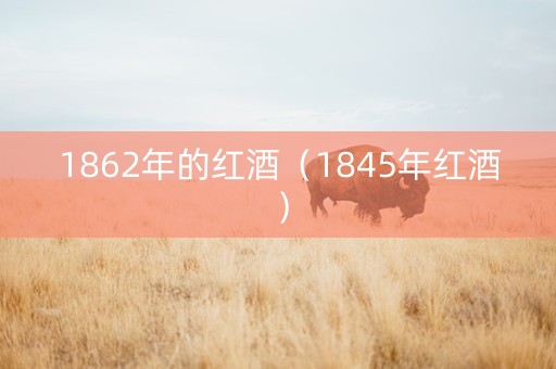 1862年的红酒（1845年红酒）