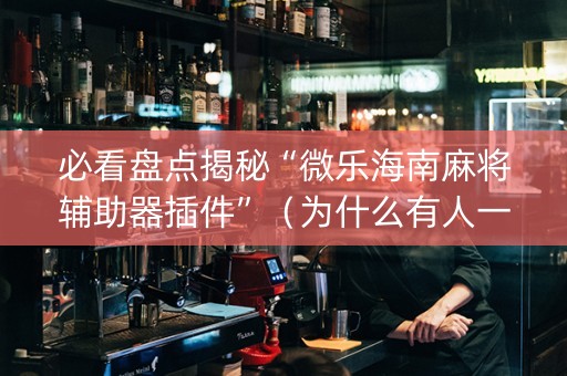 必看盘点揭秘“微乐海南麻将辅助器插件”（为什么有人一直赢)