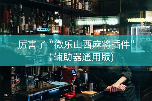 厉害了“微乐山西麻将插件”（辅助器通用版)