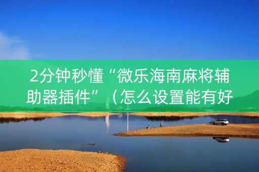 2分钟秒懂“微乐海南麻将辅助器插件”（怎么设置能有好牌)