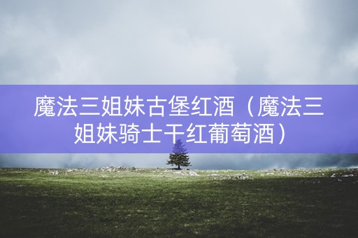 魔法三姐妹古堡红酒（魔法三姐妹骑士干红葡萄酒）