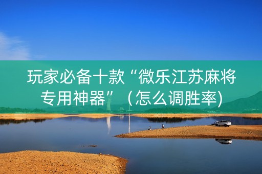 玩家必备十款“微乐江苏麻将专用神器”（怎么调胜率)