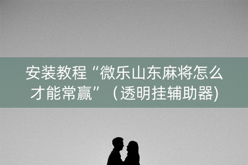 安装教程“微乐山东麻将怎么才能常赢”（透明挂辅助器)