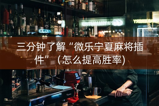 三分钟了解“微乐宁夏麻将插件”（怎么提高胜率)