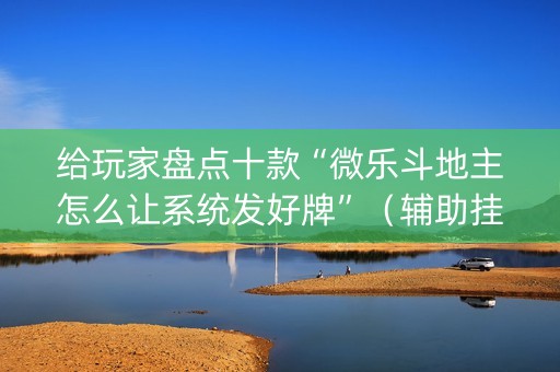 给玩家盘点十款“微乐斗地主怎么让系统发好牌”（辅助挂发牌规律)