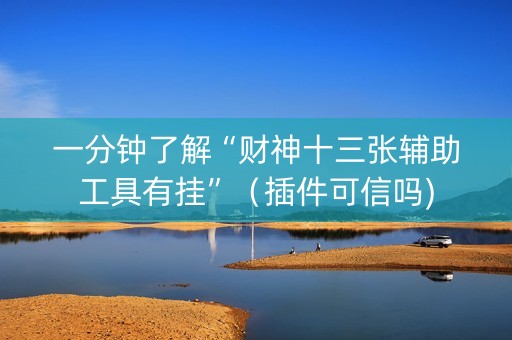 一分钟了解“财神十三张辅助工具有挂”（插件可信吗)