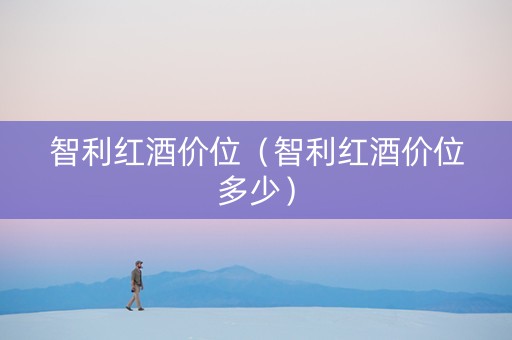 智利红酒价位（智利红酒价位多少）
