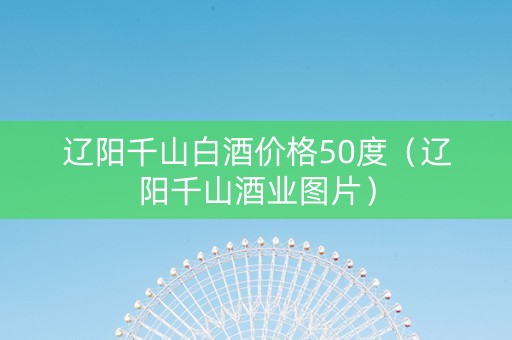 辽阳千山白酒价格50度（辽阳千山酒业图片）