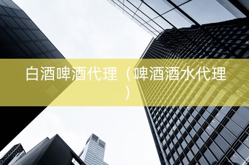 白酒啤酒代理（啤酒酒水代理）