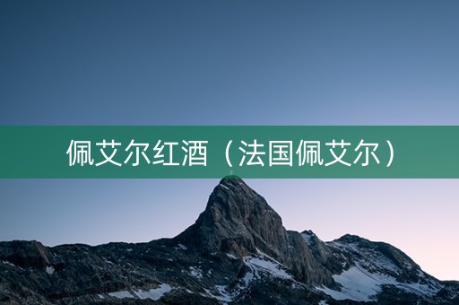 佩艾尔红酒（法国佩艾尔）