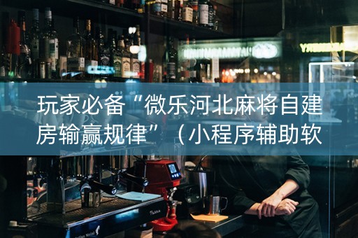 玩家必备“微乐河北麻将自建房输赢规律”（小程序辅助软件)