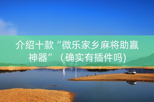 介绍十款“微乐家乡麻将助赢神器”（确实有插件吗)