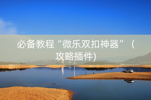 必备教程“微乐双扣神器”（攻略插件)