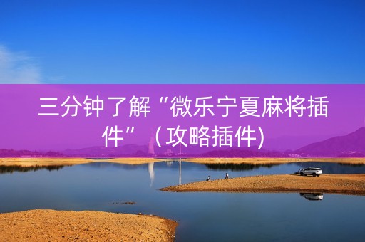 三分钟了解“微乐宁夏麻将插件”（攻略插件)