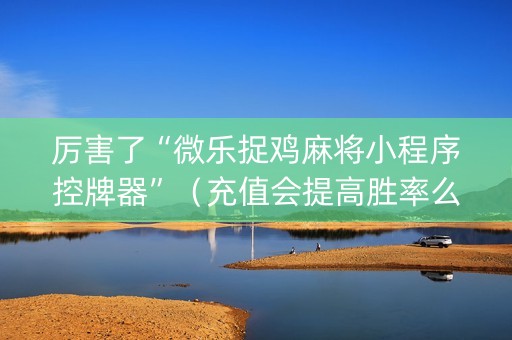 厉害了“微乐捉鸡麻将小程序控牌器”（充值会提高胜率么)