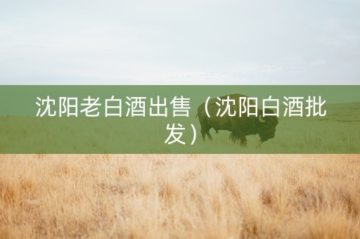 沈阳老白酒出售（沈阳白酒批发）