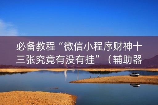 必备教程“微信小程序财神十三张究竟有没有挂”（辅助器通用版)
