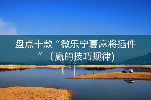 盘点十款“微乐宁夏麻将插件”（赢的技巧规律)