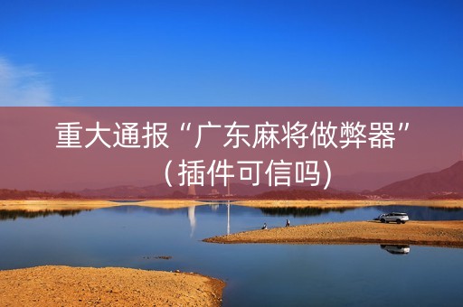 重大通报“广东麻将做弊器”（插件可信吗)