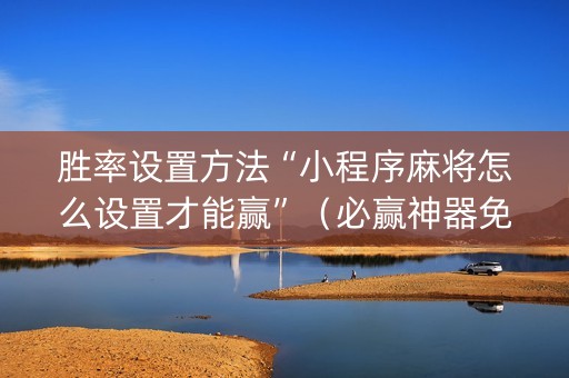 胜率设置方法“小程序麻将怎么设置才能赢”（必赢神器免费安装)