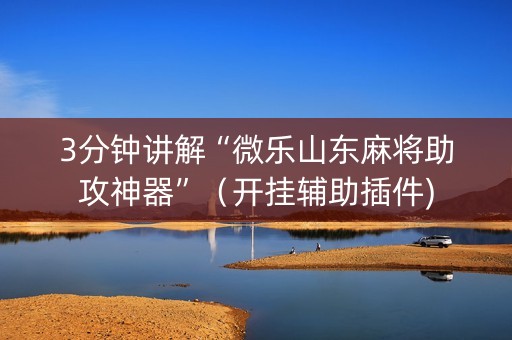 3分钟讲解“微乐山东麻将助攻神器”（开挂辅助插件)