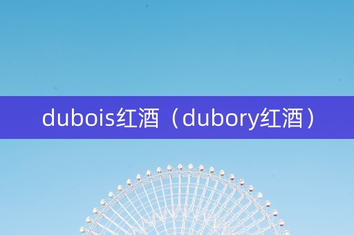 dubois红酒（dubory红酒）