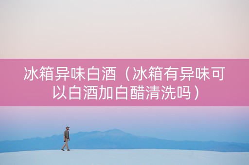 冰箱异味白酒（冰箱有异味可以白酒加白醋清洗吗）