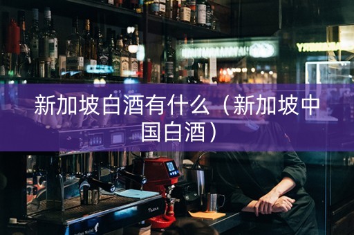 新加坡白酒有什么（新加坡中国白酒）