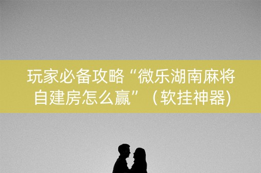 玩家必备攻略“微乐湖南麻将自建房怎么赢”（软挂神器)