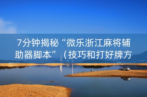 7分钟揭秘“微乐浙江麻将辅助器脚本”（技巧和打好牌方法)