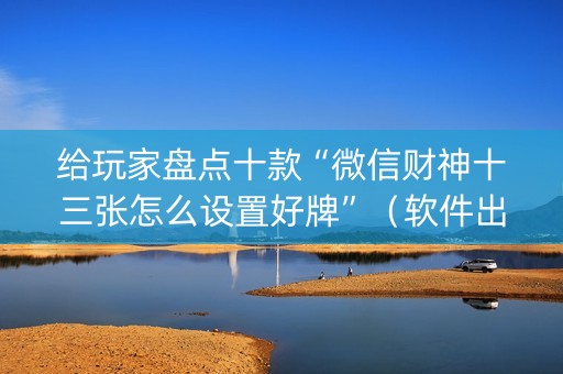 给玩家盘点十款“微信财神十三张怎么设置好牌”（软件出售)