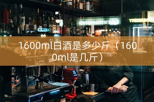 1600ml白酒是多少斤（1600ml是几斤）