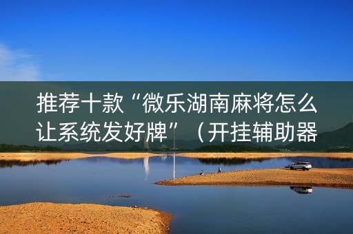 推荐十款“微乐湖南麻将怎么让系统发好牌”（开挂辅助器插件)
