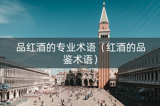 品红酒的专业术语（红酒的品鉴术语）