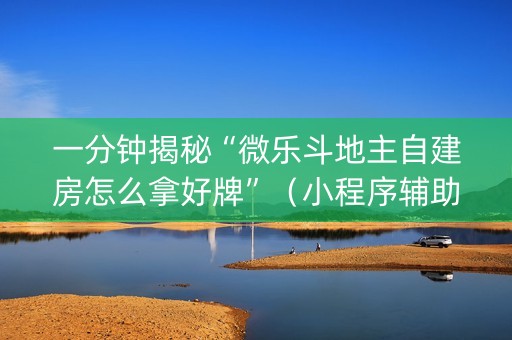 一分钟揭秘“微乐斗地主自建房怎么拿好牌”（小程序辅助软件)