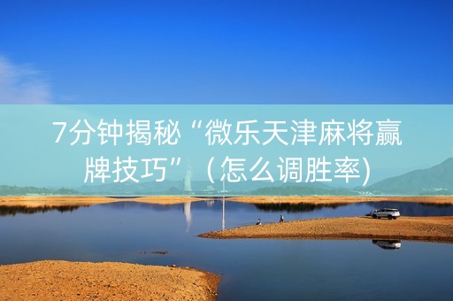 7分钟揭秘“微乐天津麻将赢牌技巧”（怎么调胜率)