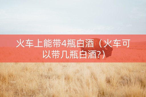 火车上能带4瓶白酒（火车可以带几瓶白酒?）