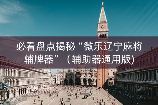 必看盘点揭秘“微乐辽宁麻将辅牌器”（辅助器通用版)