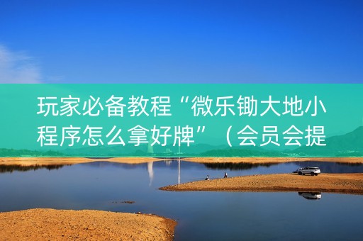 玩家必备教程“微乐锄大地小程序怎么拿好牌”（会员会提高胜率吗)