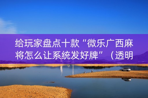 给玩家盘点十款“微乐广西麻将怎么让系统发好牌”（透明挂辅助器)